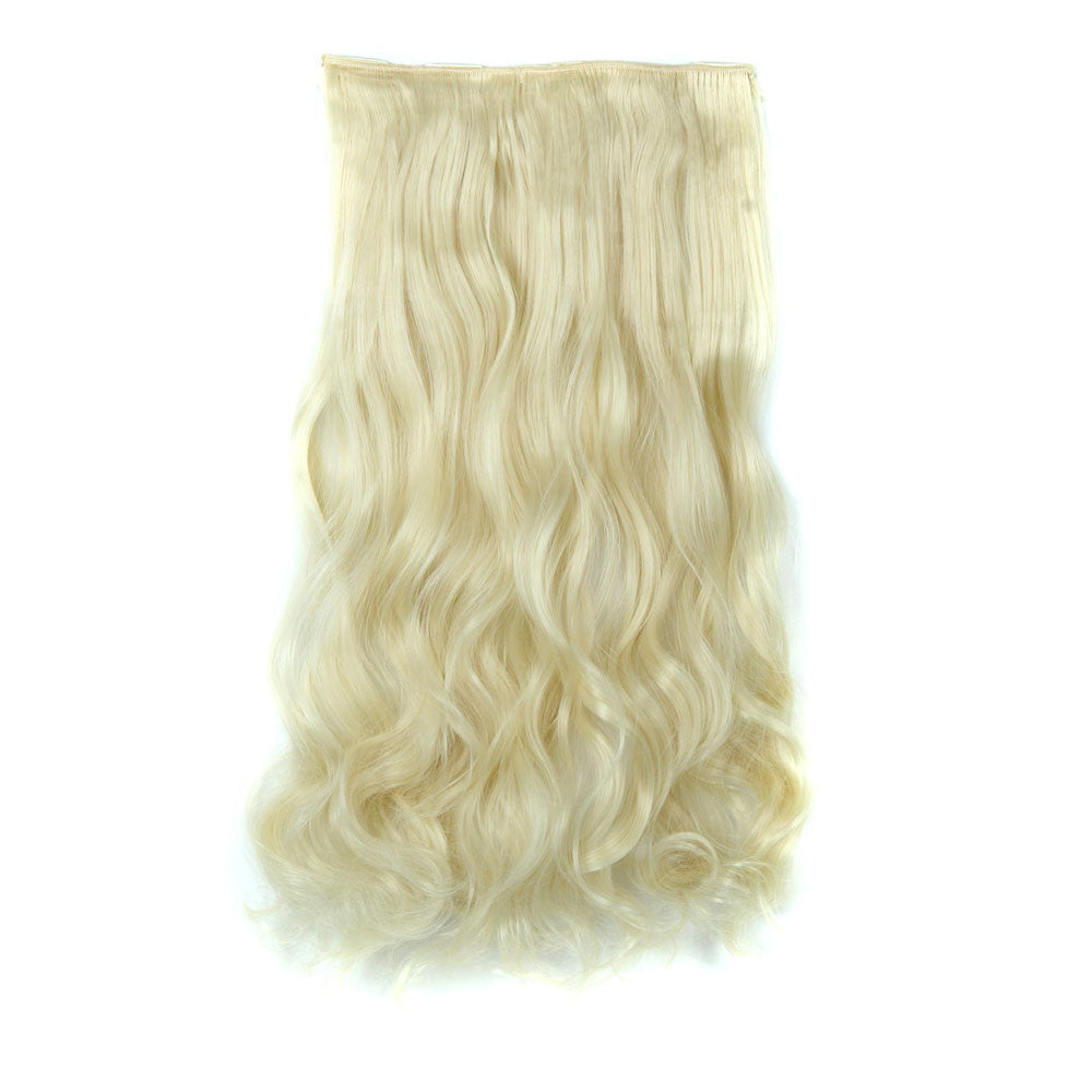 5Pcs Clip False Hair Synthetic Hair Extension Curly Heat Resistant Hair