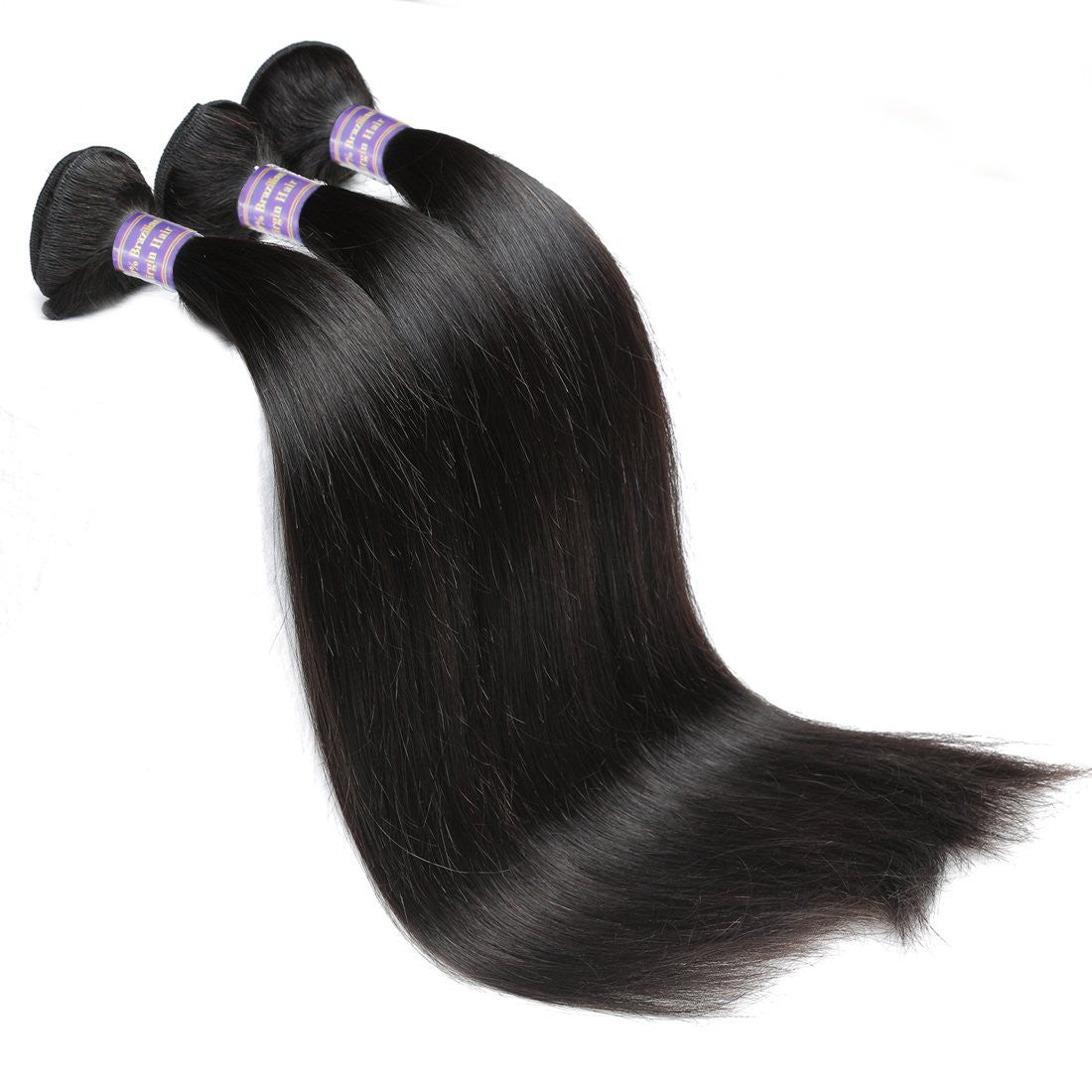 Indian Human Virgin Straight Hair 3 Bundles Unprocessed Human Hair Weave