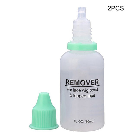 2Pc Tape Adhesives Remover For Tape Hair Extension 30ML Double-Sided Tape Glue Remover For Lace Frontal Wig/Closure Tape Remover